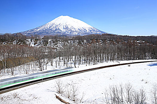 山,列车