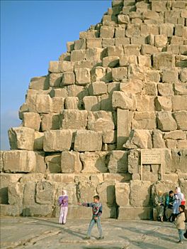 游客,基奥普斯金字塔,吉萨金字塔,埃及,艺术家