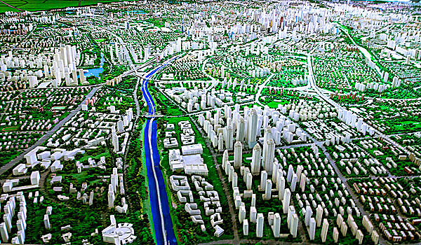 天津城市规划模型