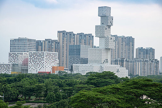 佛山,城市,汽车背景图