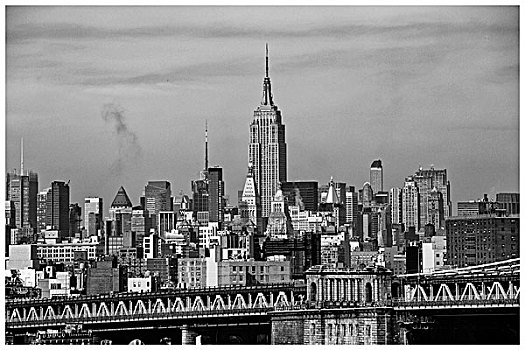 曼哈顿大桥,帝国大厦,纽约