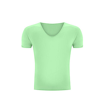绿色,t恤,隔绝,白色背景