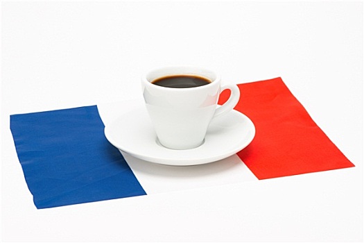 咖啡杯,旗帜