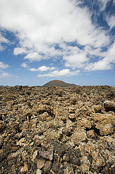 火山地貌,蒂玛法雅国家公园,兰索罗特岛