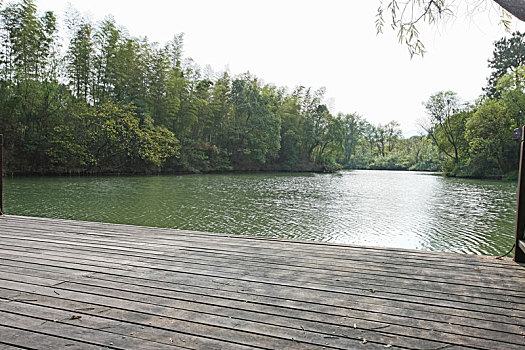 杭州西溪湿地景观亲水平台