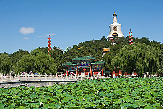 北海公园,北京,中国,亚洲