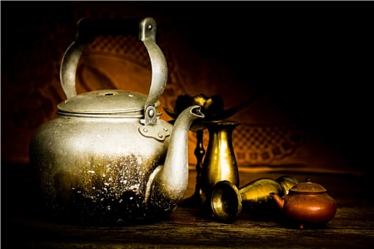 烛台,花瓶,茶壶
