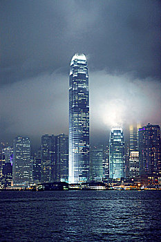 香港維多利亞港夜景