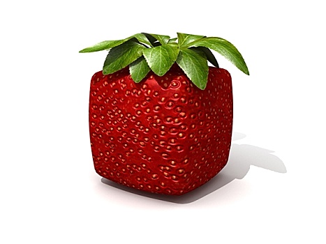 立方体,草莓