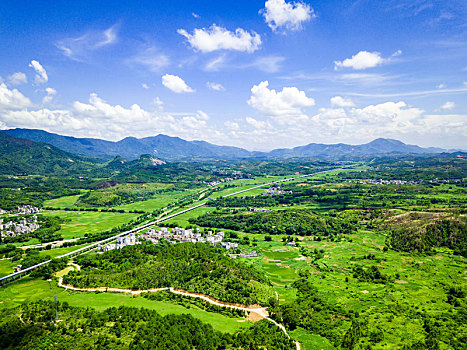 封开乡村美景航拍