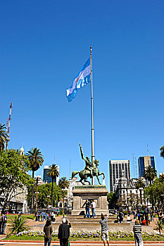 阿根廷,布宜诺斯艾利斯,五月广场,纪念建筑