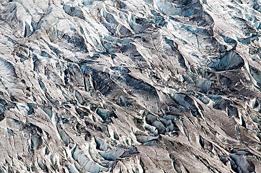 结冰,建筑,阿尔特西冰河,伯尔尼阿尔卑斯山,瓦莱,瑞士,欧洲