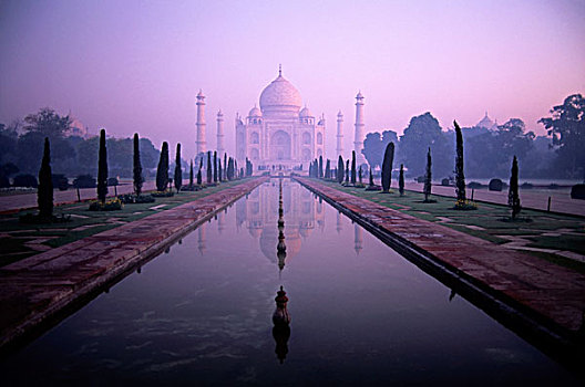 印度,泰姬陵,黎明