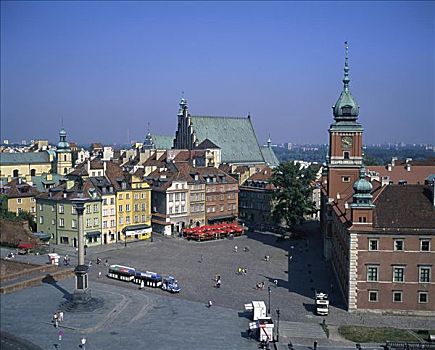 城堡广场,华沙,波兰