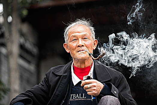 中国人,吸烟,青岩,贵州,中国