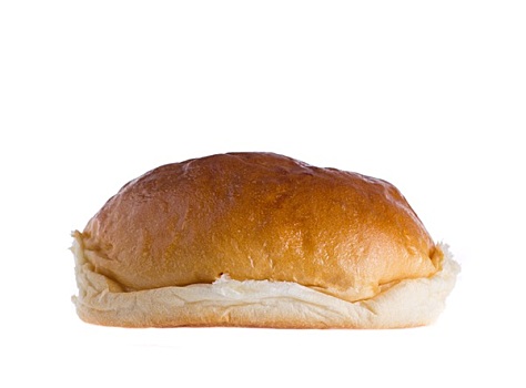 圆,面包,隔绝,白色背景,背景