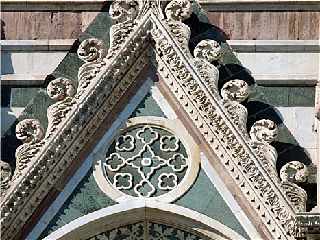 佛罗伦萨,特写,建筑,中央教堂