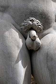 阴茎,特写,文艺复兴,大卫像,米开朗基罗,市政广场