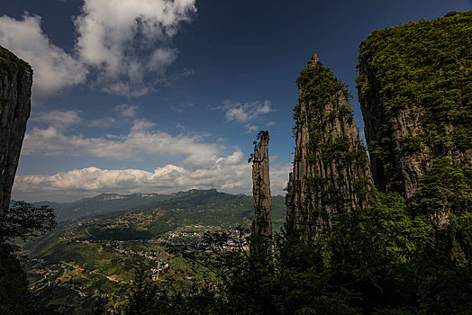 恩施,大峡谷,风景,景点,旅游,高山,山区,神秘,树木,植被,石头,鄂西,奇石,峡谷,壮观