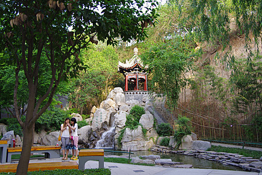 西安曲江池寒窑遗址公园