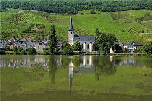 摩泽尔河,教区教堂,德国