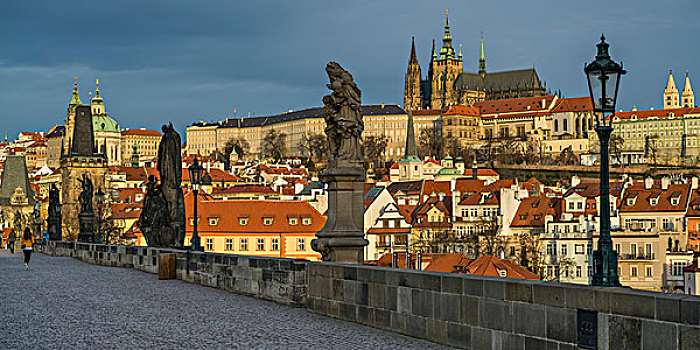 查理大桥,布拉格城堡,布拉格,捷克共和国
