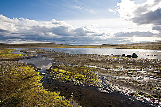 冰河河道,区域,冰岛