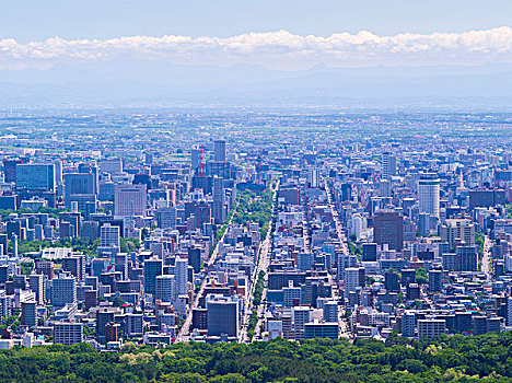 札幌,风景,山