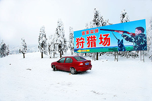 重庆武隆仙女山雪景