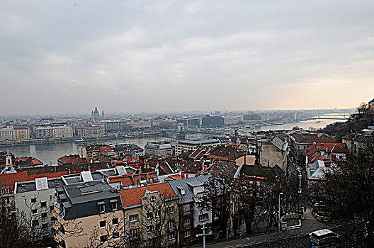 屋顶,布达佩斯,多瑙河