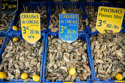 中空,牡蛎,市场