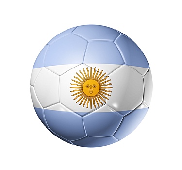 足球,球,阿根廷,旗帜