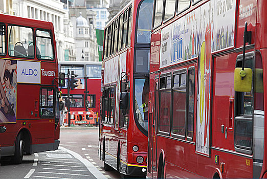 英格兰,伦敦,红色,双层巴士,巴士