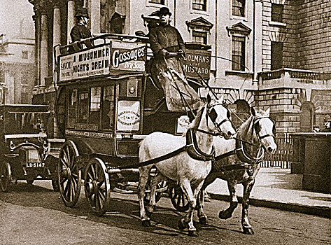 伦敦,公交车,早,20世纪