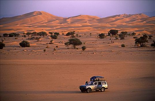 尼日尔,沙漠,四轮驱动,交通工具,边缘