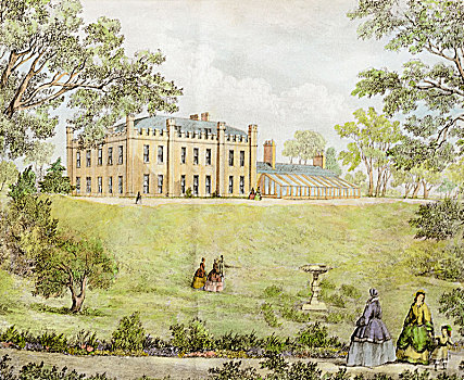 东南,风景,诺丁汉,诺丁汉郡,1867年,艺术家,未知
