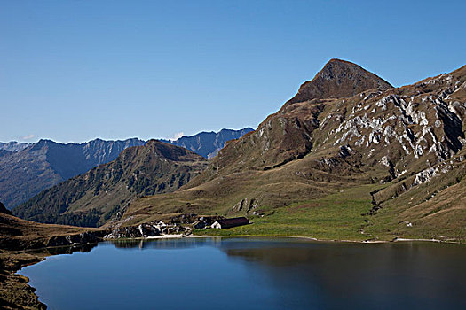 山脉,湖,山谷,提契诺河,瑞士