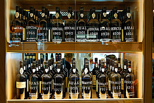 马德拉岛,葡萄酒,不同,售出,店,丰沙尔,机场,葡萄牙,欧洲