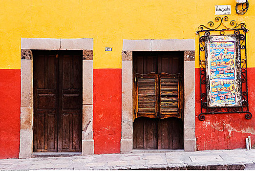 户外,建筑,圣米格尔,瓜纳华托,墨西哥