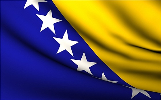 飞,旗帜,波斯尼亚,黑塞哥维那,国家,收集