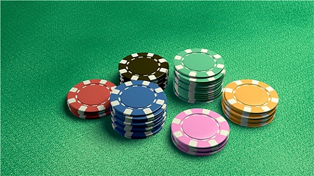 赌场,筹码,桌上