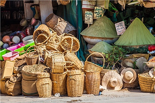 传统,摩洛哥,市场