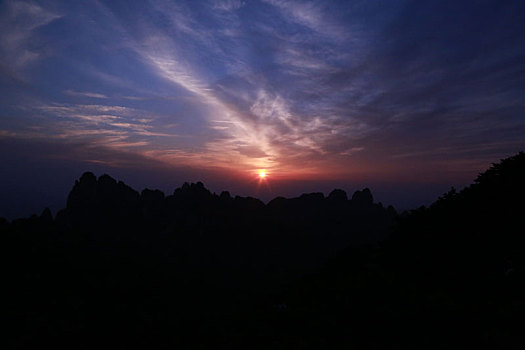 黄山日出