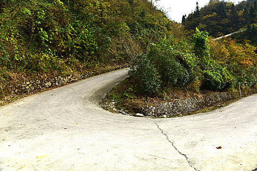 农村山区道路