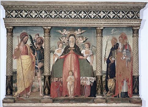 圣母玛利亚,学校,帕多瓦,15世纪,意大利人,意大利