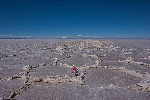 玻利维亚乌尤尼山区湖景天空之镜