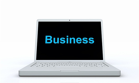 笔记本电脑,概念,上网,商务