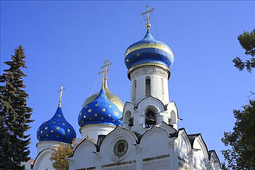 神圣,教堂,塞尔吉耶夫,金环,俄罗斯