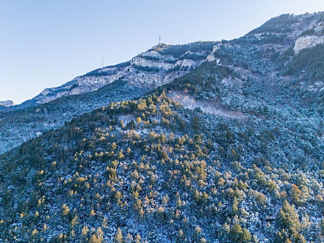 济南佛慧山雪景