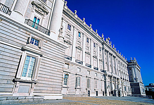 户外,马德里皇宫,皇宫,西班牙